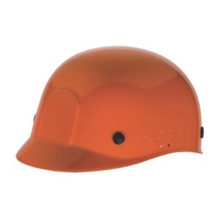 Msa Safety Cap, Bump, Suspension Withsweatband, Orange 10033654